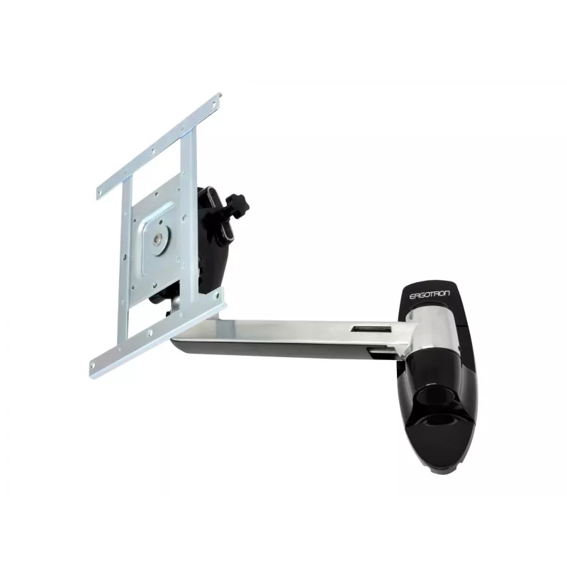 Ergotron LX HD sieninis laikiklis Swing Arm – tvirtinimo komplektas (pasukama svirtis, rankenėlė) televizoriui (pakreipiamas ir pasukamas) – aliuminis – ekrano dydis: iki 106,7 cm (iki 106,70 cm (42 inch)) – tvirtinimo įranga