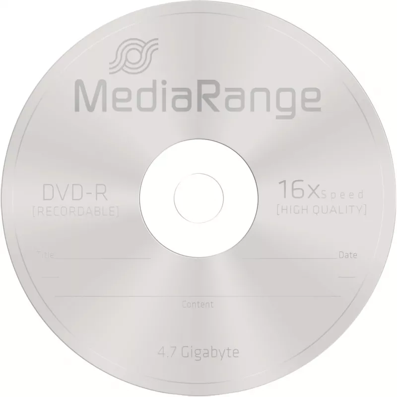 MediaRange MR442 tušti DVD 4,7 GB DVD-R 100 vnt.