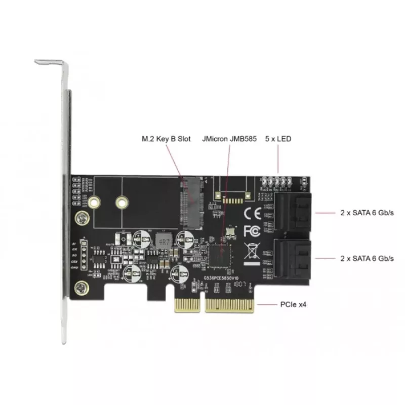 Sąsajos plokštė DeLOCK 90396 vidinė M.2 SATA