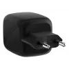 AC patalpų greitasis įkroviklis Belkin WCH020kqBK, 2× USB-C, universalus suderinamumas, maitinimo apsauga, juodas