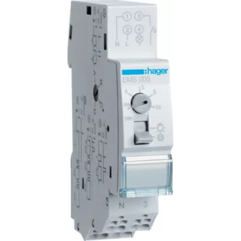 Hager EMS005 - 230 V - 16 A - S tipo - 1 modulis (-iai) - IP20 - -10 - 55 °C