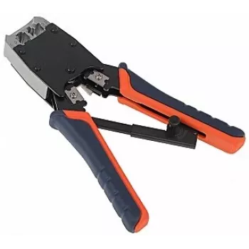 Užspaudimo įrankis INNE HT-500R reguliuojamas slėgis ergonomiškas dizainas modulinėms jungtims ir tinklo kabeliams