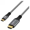 EFB Elektronik USB-C į HDMI kabelis 4K30Hz pilkas - Kabelis - Skaitmeninis/Duomenų (USB-HDMI-00001)