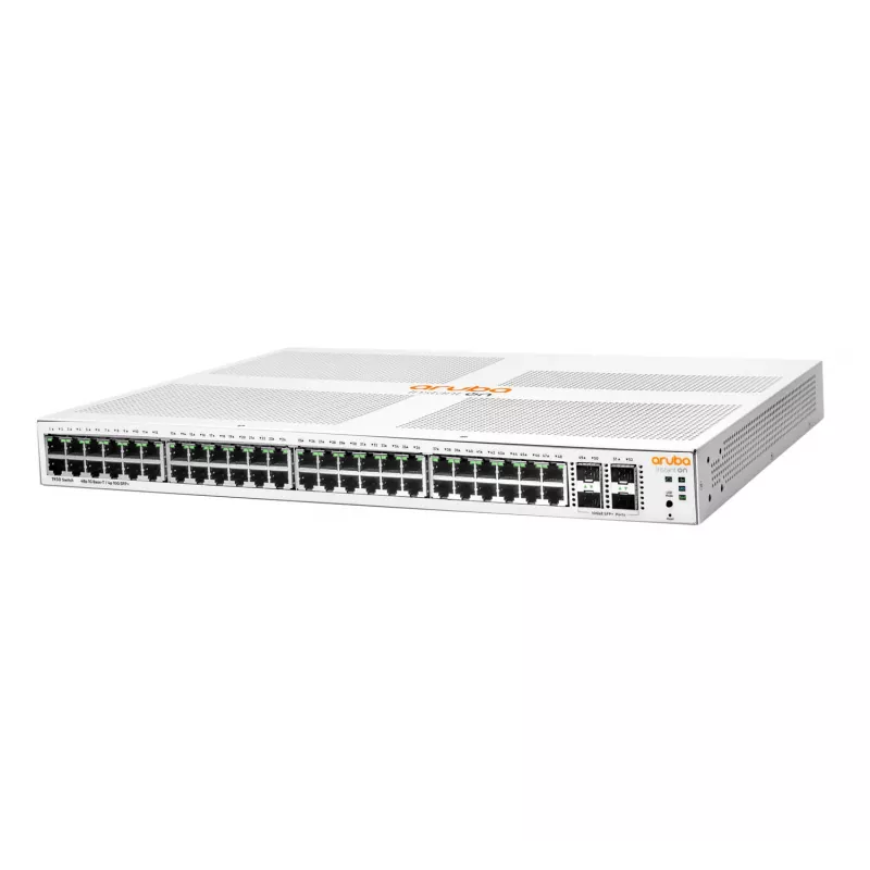 Aruba Instant On 1930 48G Class4 PoE 4SFP/SFP+ 370W valdomas L2+ Gigabit Ethernet (10/100/1000) maitinimas per Ethernet (PoE) 1U baltas