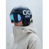 Goggles POC Fovea Kids — poliuretano rėmelis, torinė cilindrinė mėlyna lęšis, 20% šviesos pralaidumas, tamsiai mėlynas dirželis