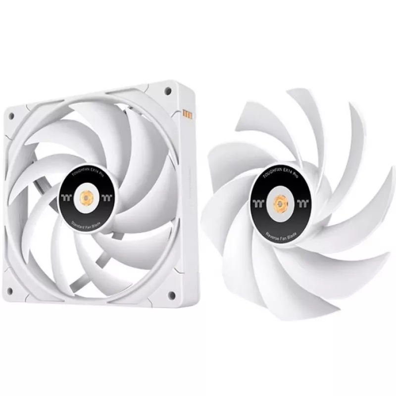 Thermaltake TOUGHFAN EX14 Pro 140 mm baltas 3 vnt. rinkinys