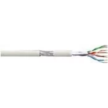 LogiLink EconLine - Biri kabelis - 100 m - SFTP, PiMF - CAT 6 - tvirtas - Pilka
