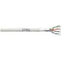 LogiLink EconLine - Biri kabelis - 100 m - SFTP, PiMF - CAT 6 - tvirtas - Pilka