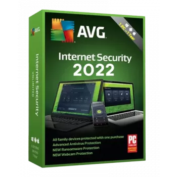 AVG Internet Security | 1 PC | 1 metai (tik Windows)