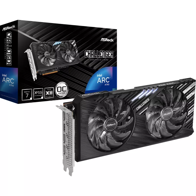ASRock Intel Arc A750 CL SE 8GO 8GB GDDR6 vaizdo plokštė