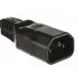 Microconnect C14PLUG maitinimo kištuko adapteris C14, juodas