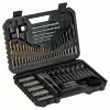 Priedų rinkinys Bosch V-Line 103 vnt. — Bosch 103 dalių grąžtų ir suktuvų priedų rinkinys