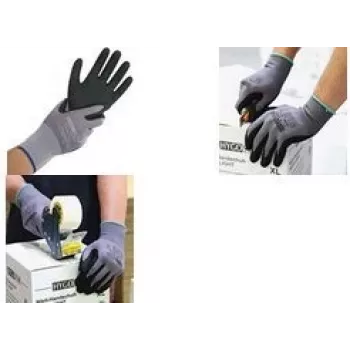 Franz Mensch HYGOSTAR darbo pirštinės Ergo Flex pilkos/juodos XL 6496044 (33293)