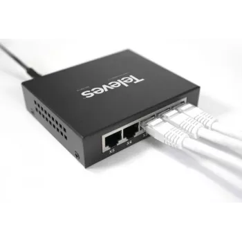 Nevaldomas Ethernet komutatorius Televes SWUM-1000-5 — 5x 10/100/1000 Mbps prievadai