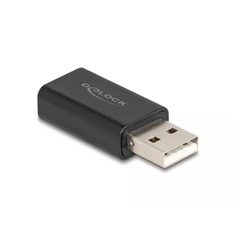 DeLOCK kabelio jungties adapteris USB 2.0 Type-A 3,5 mm 4 kontaktų juodas 68001