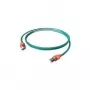 Easylan CS1OAADAD0030 RJ45 tinklo kabelis, komutacinis kabelis CAT 6a S/FTP 3 m pilkas su LED 1 vnt.