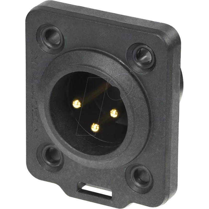 Neutrik NC3MDX-TOP laido jungtis XLR juoda (NC3MDX-TOP)