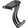 PCIe 5.0 Hyper Riser, ilginimo kabelis juodas, 20cm