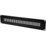 Priekinė panelė Omnitronic ZL-19 sw 2HE — stovo priekinė panelė, juoda, 2U