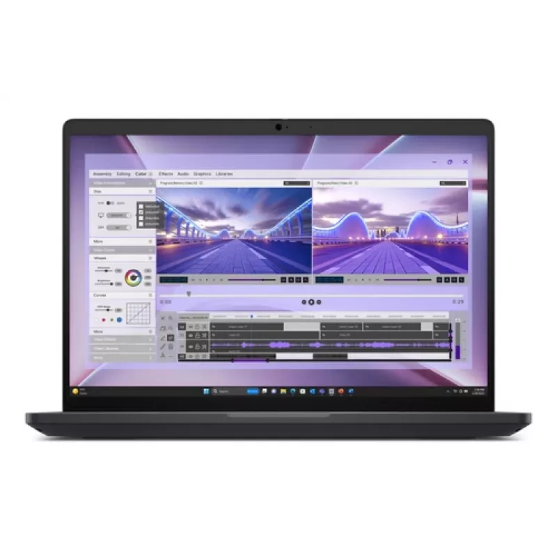 DELL Pro Max 16 MC16250 Intel Core Ultra 7 265H Mobilioji darbo stotis 40,6 cm (16 colių) Full HD+ 16 GB DDR5-SDRAM 512 GB SSD NVIDIA RTX PRO 500 Blackwell Wi-Fi 7 (802.11be) Windows 11 Pro vokiečių Juoda
