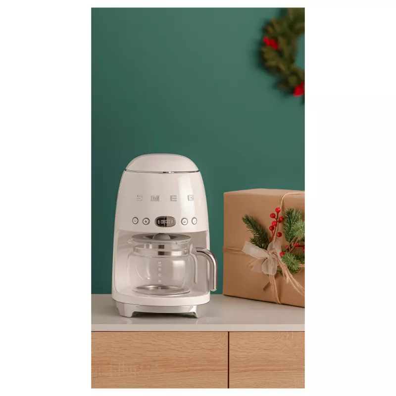 Smeg 50's Style DCF02CREU kavos aparatas 1,25 l kreminis