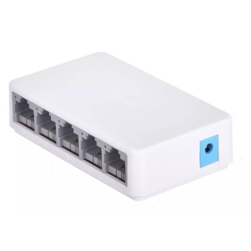Mercusys 5 prievadų 10/100 Mbps stalinis komutatorius