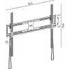 TV sieninis laikiklis TB TB-851E televizoriams iki 100 colių (maks. 65 kg), VESA 800×600
