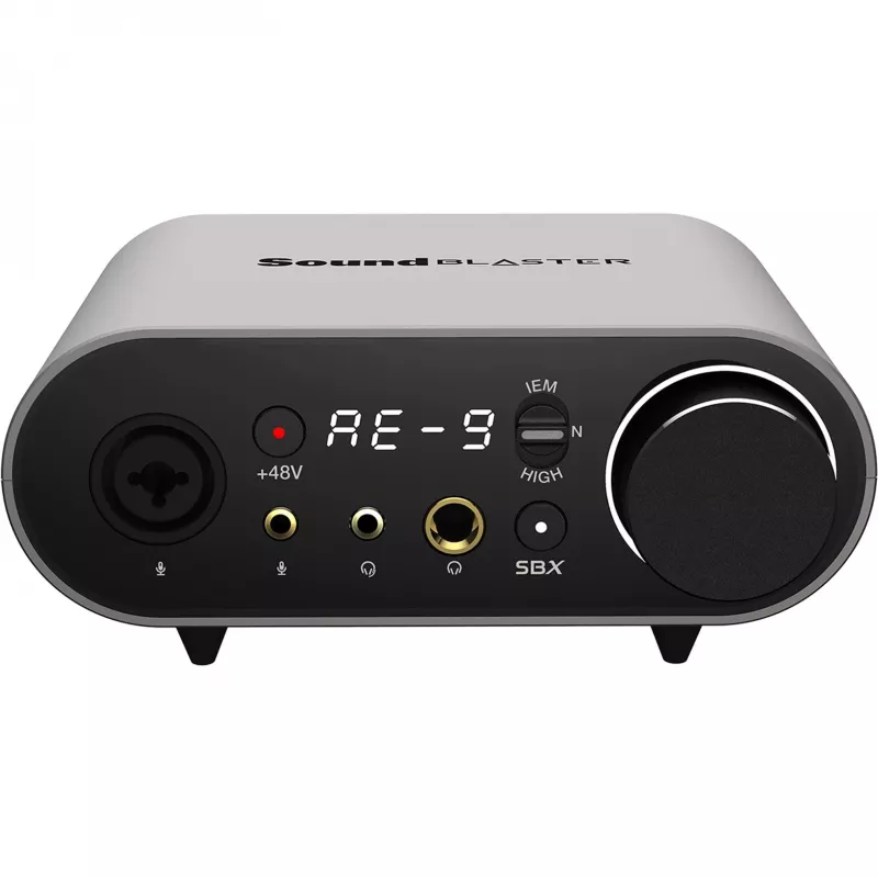 Garso plokštė Creative Labs SoundBlaster AE-9 — 32 bitų / 384 kHz atkūrimas ir įrašymas