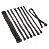 Kabelio / adapterio rinkinys Kolink Core Pro pinta kabelio pratęsimas 12V-2x6 Type 2 — Jet Juoda/Gunmetal