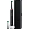 Oral-B Pro 3 3500 Suaugusiųjų besisukantis dantų šepetėlis Juodas