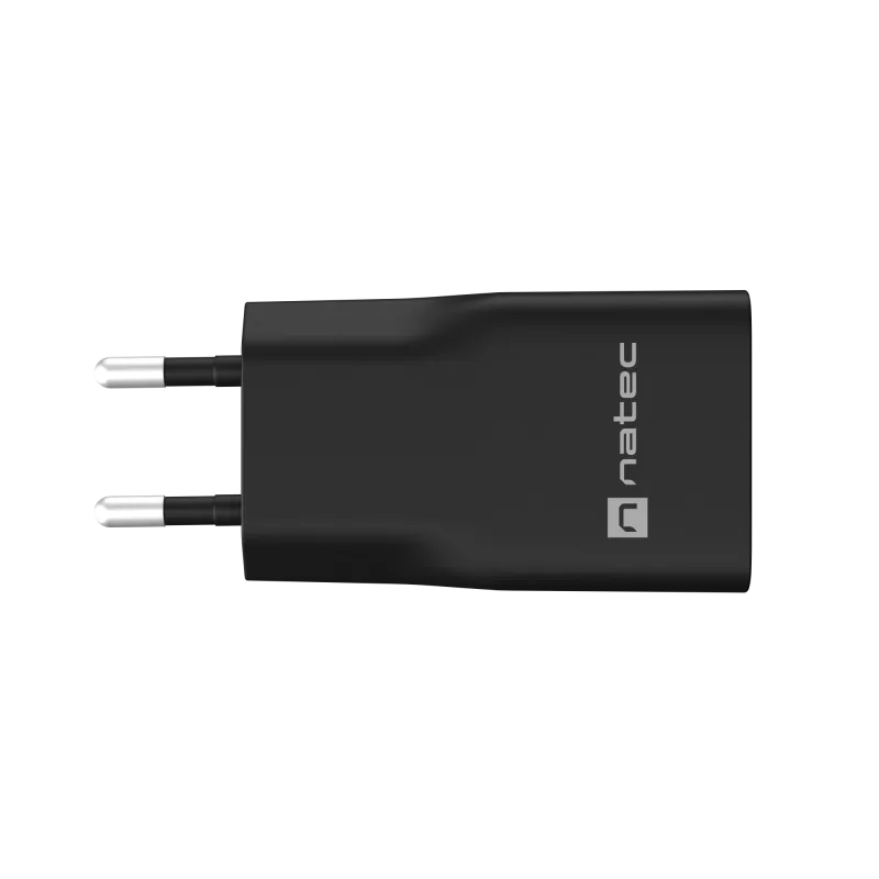 Maitinimo adapteris NATEC Ribera NUC-2377 — 1×USB-A, 1×USB-C, 3 A išvestis