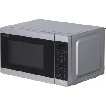 Sharp YC-MS02E-S mikrobangų krosnelė Sidabrinė Solo mikrobangų krosnelė Pastatoma 20 L 800 W