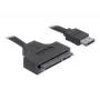 SATA laidas DeLOCK ESATAP-100 0,5 m, juodas
