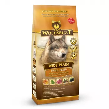 WOLFSBLUT Wide Plain mažų veislių arklys su saldžiosiomis bulvėmis – sausas šunų ėdalas – 2 kg