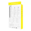 Telefono dėklas Baseus Fauxther, skirtas iPhone 15 Plus, PU oda, 6,7 colio ekranui, juodas