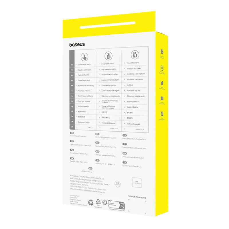 Telefono dėklas Baseus Fauxther, skirtas iPhone 15 Plus, PU oda, 6,7 colio ekranui, juodas