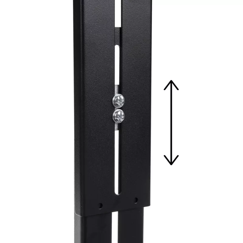 TV sieninis laikiklis MACLEAN MC-451 su lentyna ir pakreipimo reguliavimu, VESA 75x75–200x200 mm, iki 20 kg, 15–42 colių ekranams