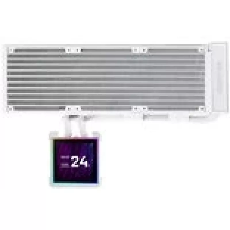 Skysčiu aušinamas procesoriaus aušinimo komplektas lian li HydroShift II LCD-S 360N 360 mm, be ventiliatorių, su RGB LCD ekranu