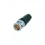Neutrik NBNC75BDD6 laido jungtis BNC aliuminio - juoda (NBNC75BDD6)