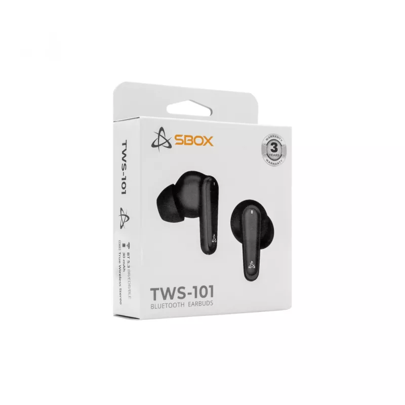 Ausinės SBOX EB-TWS101 juodos