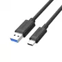 UNITEK USB-C, USB-A laidas, 5 Gbps, 2 m
