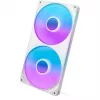 Ventiliatorius NZXT RF-U28HF-W1 140mm 2000 RPM 98,61 CFM baltas