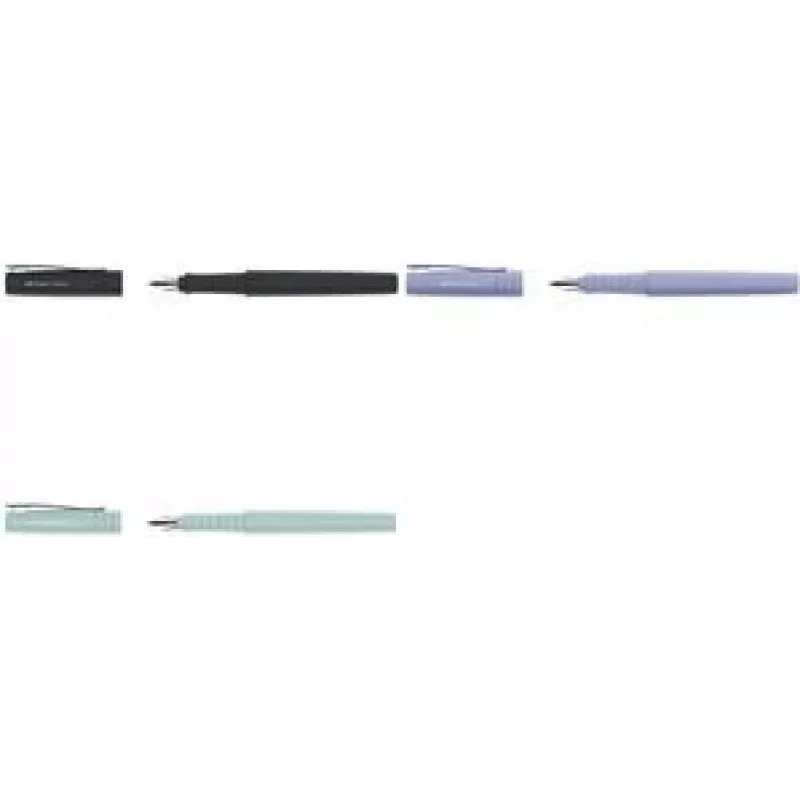Faber-Castell 241000 rašalinis rašiklis su kasetiniu pildymu, juodas