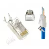 RJ45 jungtys GEMBIRD CAT7 8P8C auksuotos 15µ FTP/SFTP pakuotėje 50 vnt.