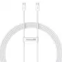 Baseus Superior USB C į USB C duomenų laidas 2 m 30 W Baltas