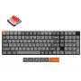 Belaidė mechaninė klaviatūra Keychron K17 MAX RGB juoda — kompaktiškas išdėstymas, Bluetooth ir USB-C jungtys