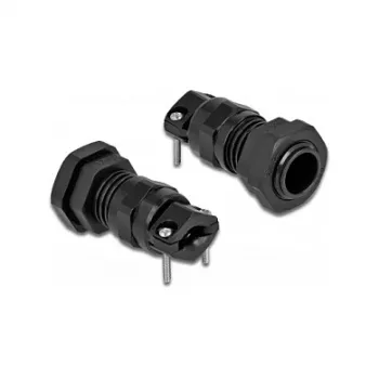 Kabelio sandariklis DeLOCK 60351 juodas metalas plastikas