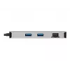 Eaton Tripp Lite USB-C Dock, Dual Display - 4K 60 Hz HDMI, USB 3.2 Gen 1, USB-A Hub, GbE, Memory Card, 100W PD Charging, Gray - docking station - USB-C - 2 x HDMI - 1GbE (U442-DOCK