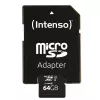 Intenso Performance - „Flash“ atminties kortelė (su microSDXC į SD adapteriu) - 64 GB - UHS-I U1 / 10 klasė - microSDXC UHS-I (3424490)