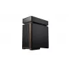 PC korpusas DeepCool CL660 Juoda — ATX/Micro-ATX/Mini-ITX, grūdintas stiklas, 2x3,5 inch + 1x2,5 inch, priekyje 140 mm, viršuje/gale 120-140 mm